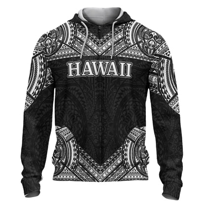 Hawaii Hoodie - Turtle Polynesian Pattern