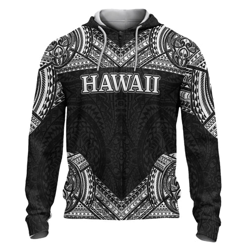 Hawaii Hoodie - Turtle Polynesian Pattern