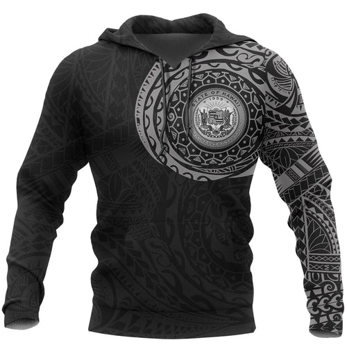 Hawaii Hoodie - Hawaii Seal Polynesian Tattoo Style Special