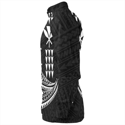 Hawaii Long Sleeve Shirt Kanaka Kakau Polynesian Tattoo