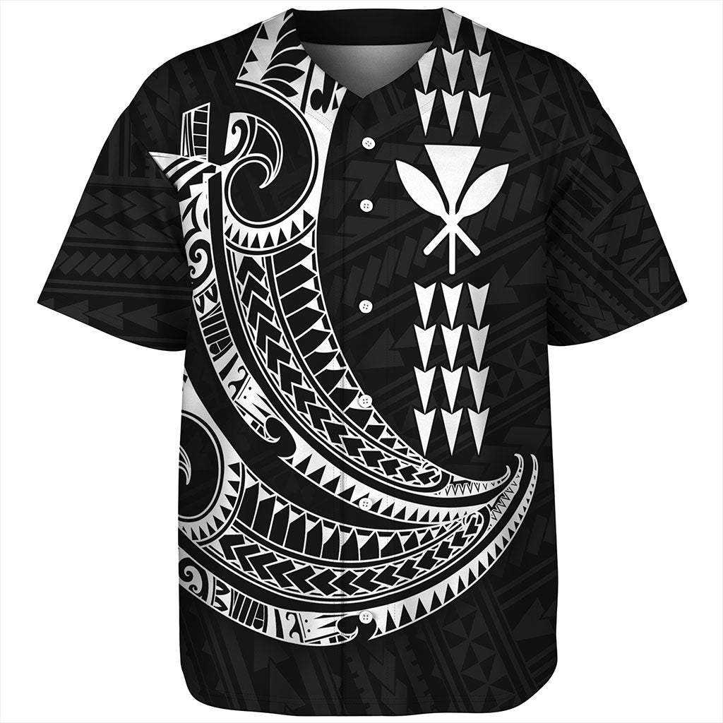 Hawaii Baseball Shirt Kanaka Kakau Polynesian Tattoo