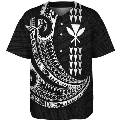 Hawaii Baseball Shirt Kanaka Kakau Polynesian Tattoo