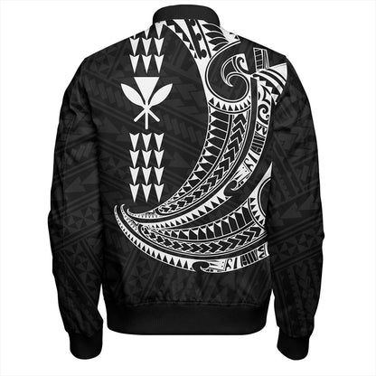 Hawaii Bomber Jacket Kanaka Kakau Polynesian Tattoo