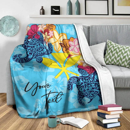 Hawaii Kanaka Maoli Custom Personalised Premium Blanket - Tropical Style