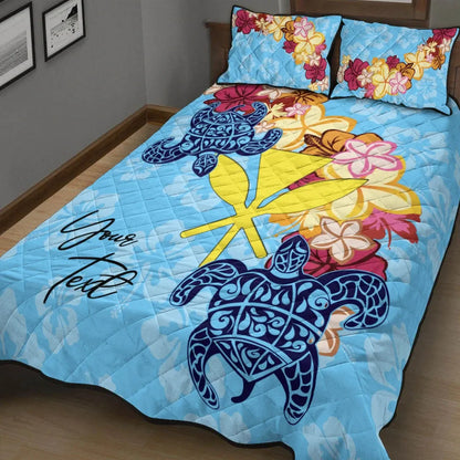 Hawaii Kanaka Maoli Custom Personalised Quilt Bed Set - Tropical Style