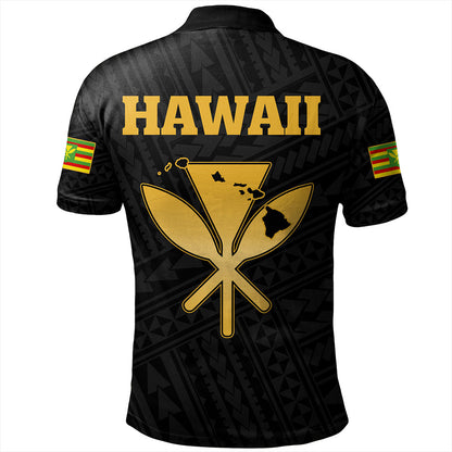 Hawaii Polo Shirt Kanaka Maoli Floral Puakenikeni Lei
