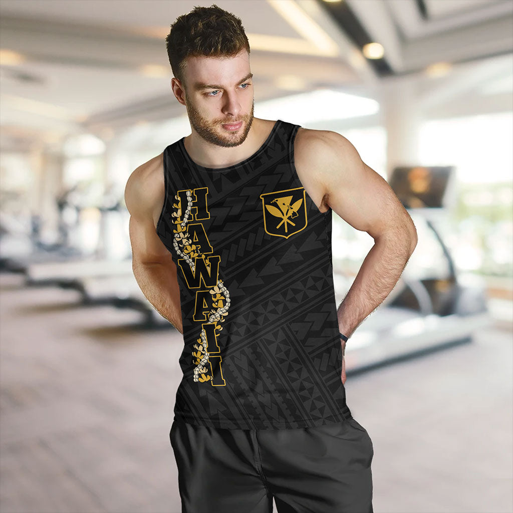 Hawaii Tank Top Kanaka Maoli Floral Puakenikeni Lei