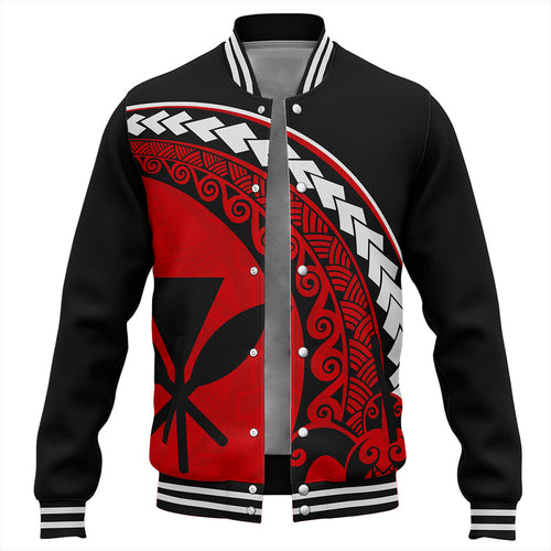 Hawaii Baseball Jacket Turtle Polynesian Tribal Kanaka Maoli