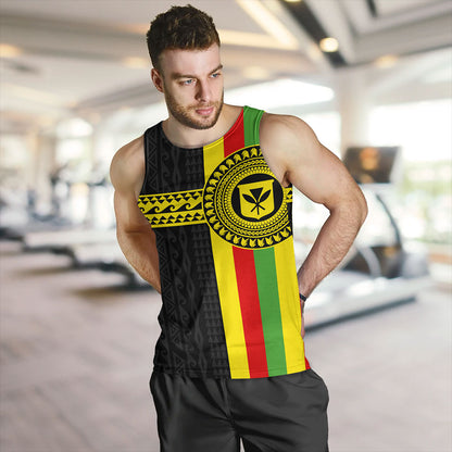 Hawaii Tank Top Kanaka Maoli Flag Polynesian