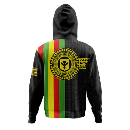 Hawaii Hoodie Kanaka Maoli Flag Polynesian
