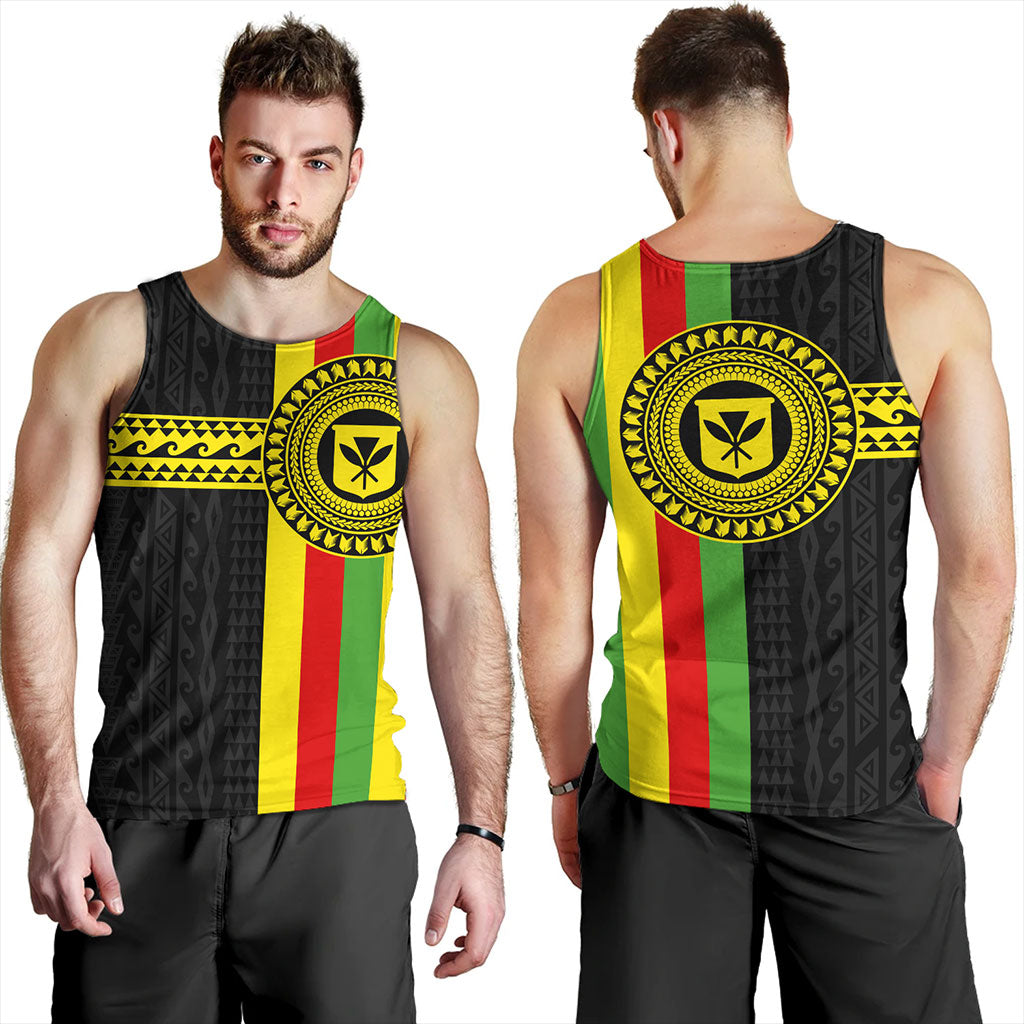 Hawaii Tank Top Kanaka Maoli Flag Polynesian
