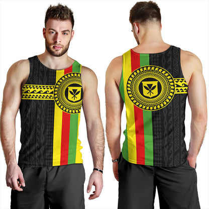 Hawaii Tank Top Kanaka Maoli Flag Polynesian