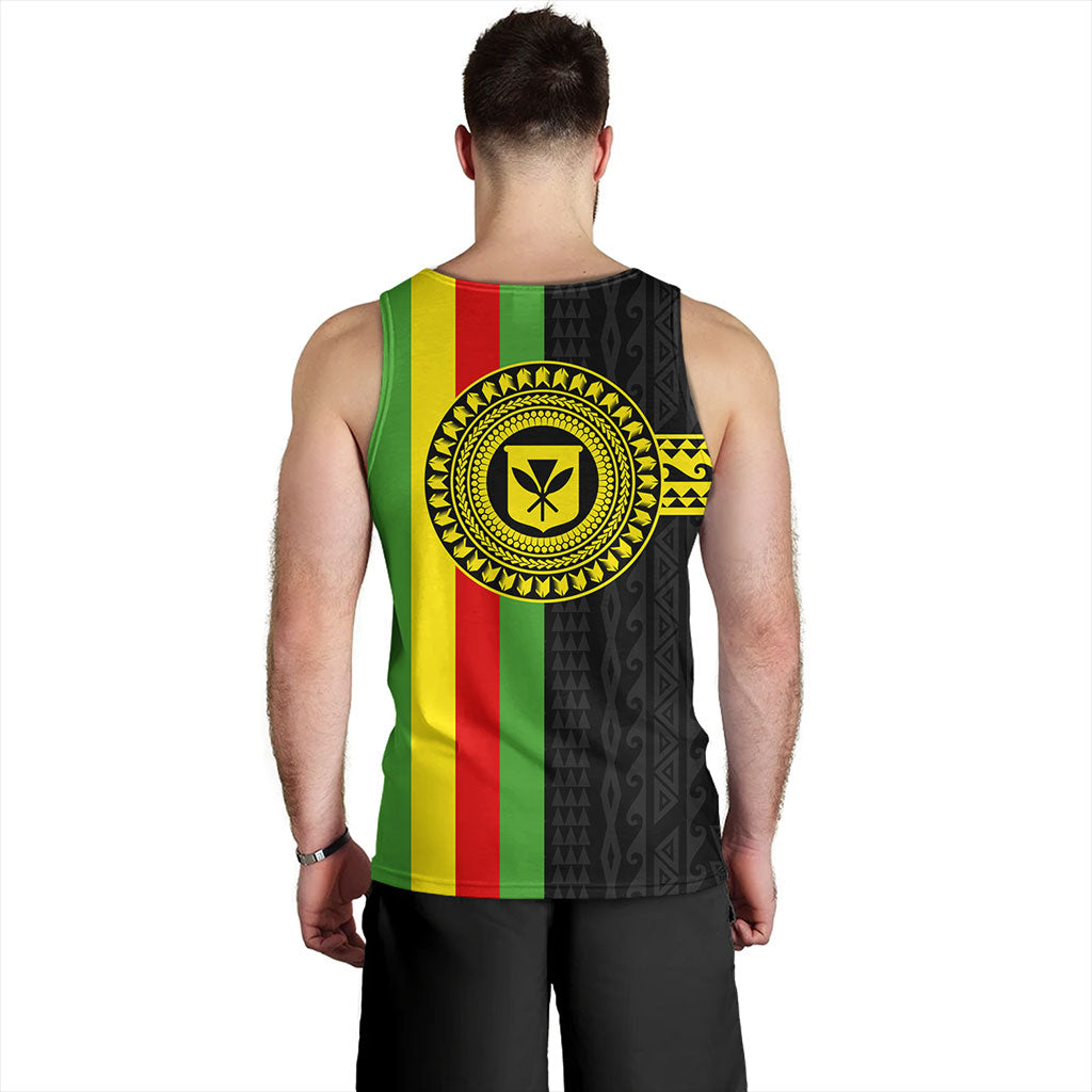 Hawaii Tank Top Kanaka Maoli Flag Polynesian