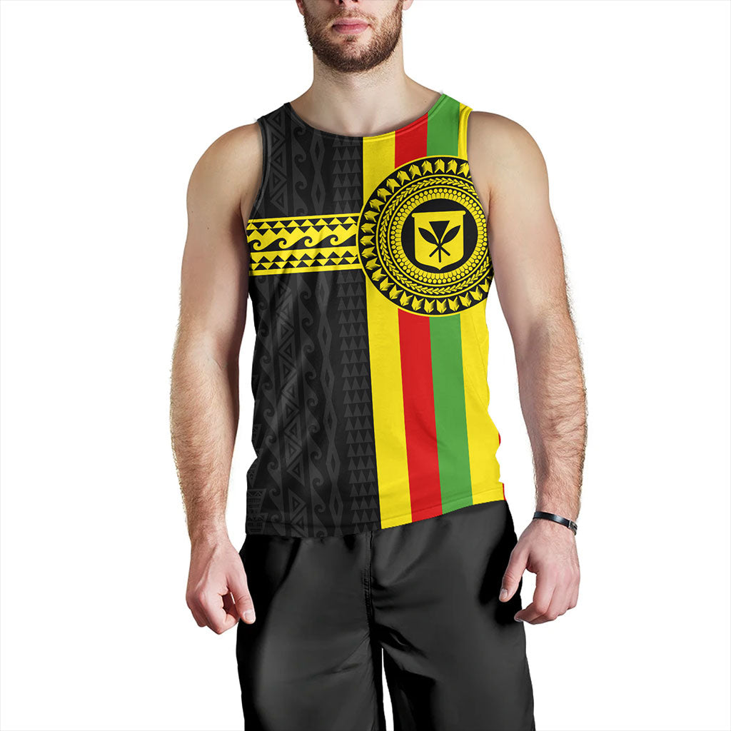 Hawaii Tank Top Kanaka Maoli Flag Polynesian