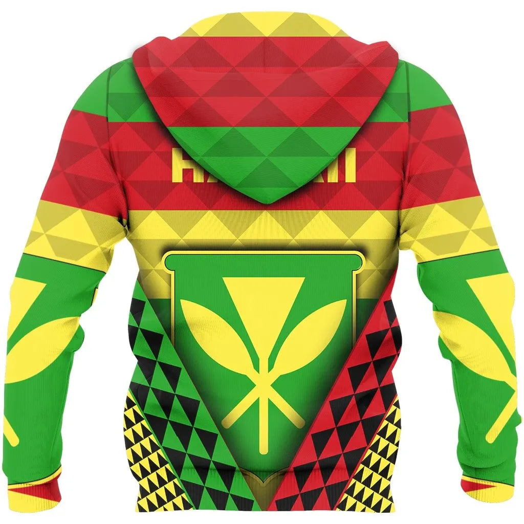 Hawaii Legend Pullover Hoodie - Hawaii Seal Kanaka Maoli Flag