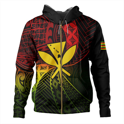 Hawaii Hoodie The Map Hawaii Inside Kanaka Maoli Style Reggea
