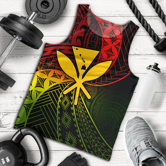 Hawaii Tank Top The Map Hawaii Inside Kanaka Maoli Style Reggea