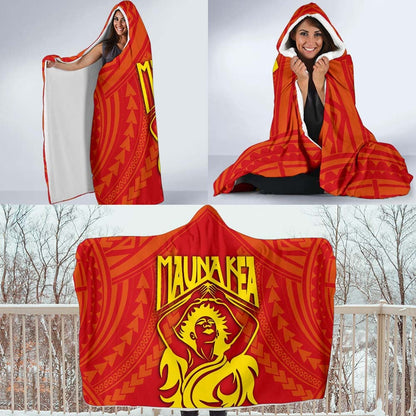 Hawaii Mauna Kea - Hooded Blanket - Pele Goddess