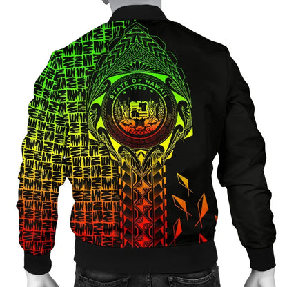 Hawaii Bomber Jacket - Hawaii Seal Rocket Style (Reggae)