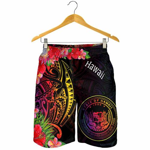 Hawaii Men Shorts - Tropical Hippie Style