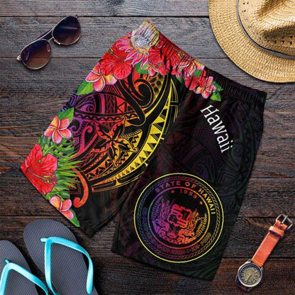 Hawaii Men Shorts - Tropical Hippie Style