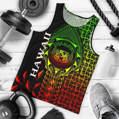 Hawaii Men Tank Top - Hawaii Seal Rocket Style (Reggae)28