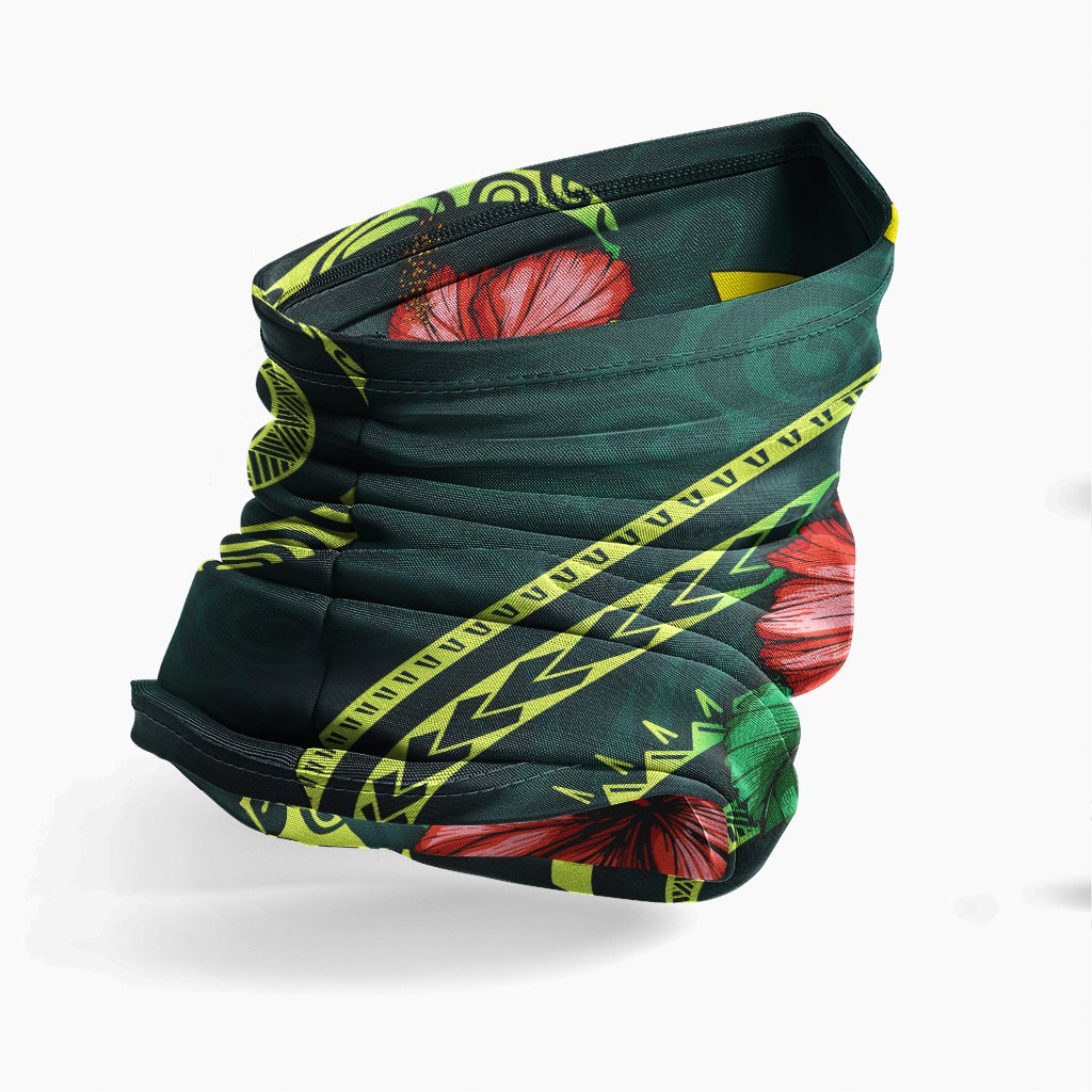 Hawaii Neck Gaiter - Hibiscus With Seal