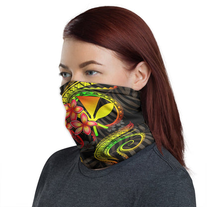 Hawaii Neck Gaiter - Plumeria Reggae