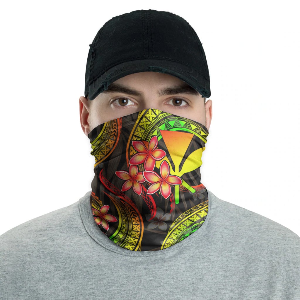 Hawaii Neck Gaiter - Plumeria Reggae