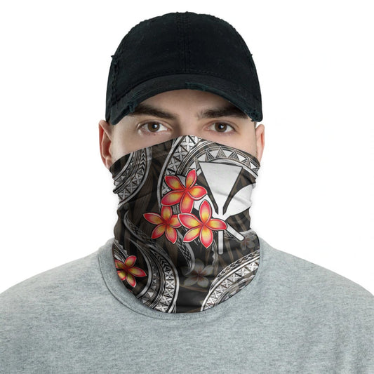 Hawaii Neck Gaiter - Plumeria White