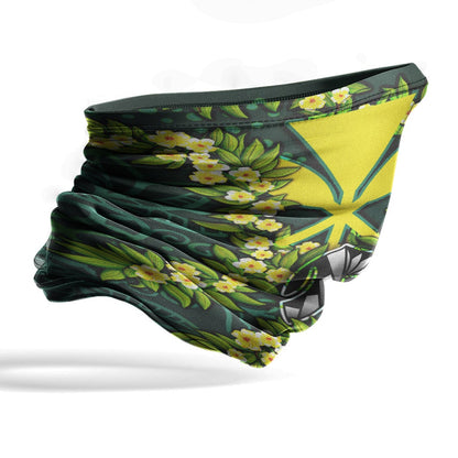 Hawaii Neck Gaiter - Ti Leaf Lei Turtle
