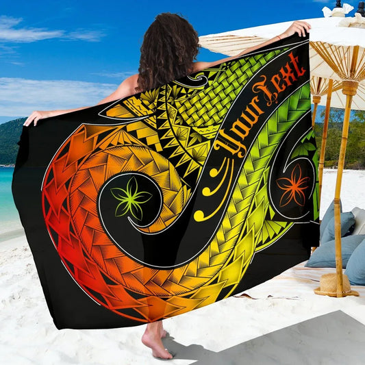 Hawaii Personalised Sarong - Hawaii Polynesian Decorative Patterns