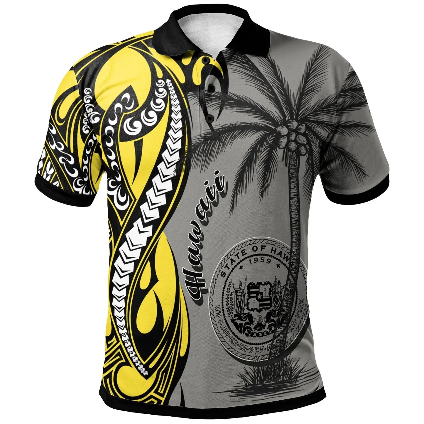 Hawaii Polo Shirt - Classical Coconut Tree