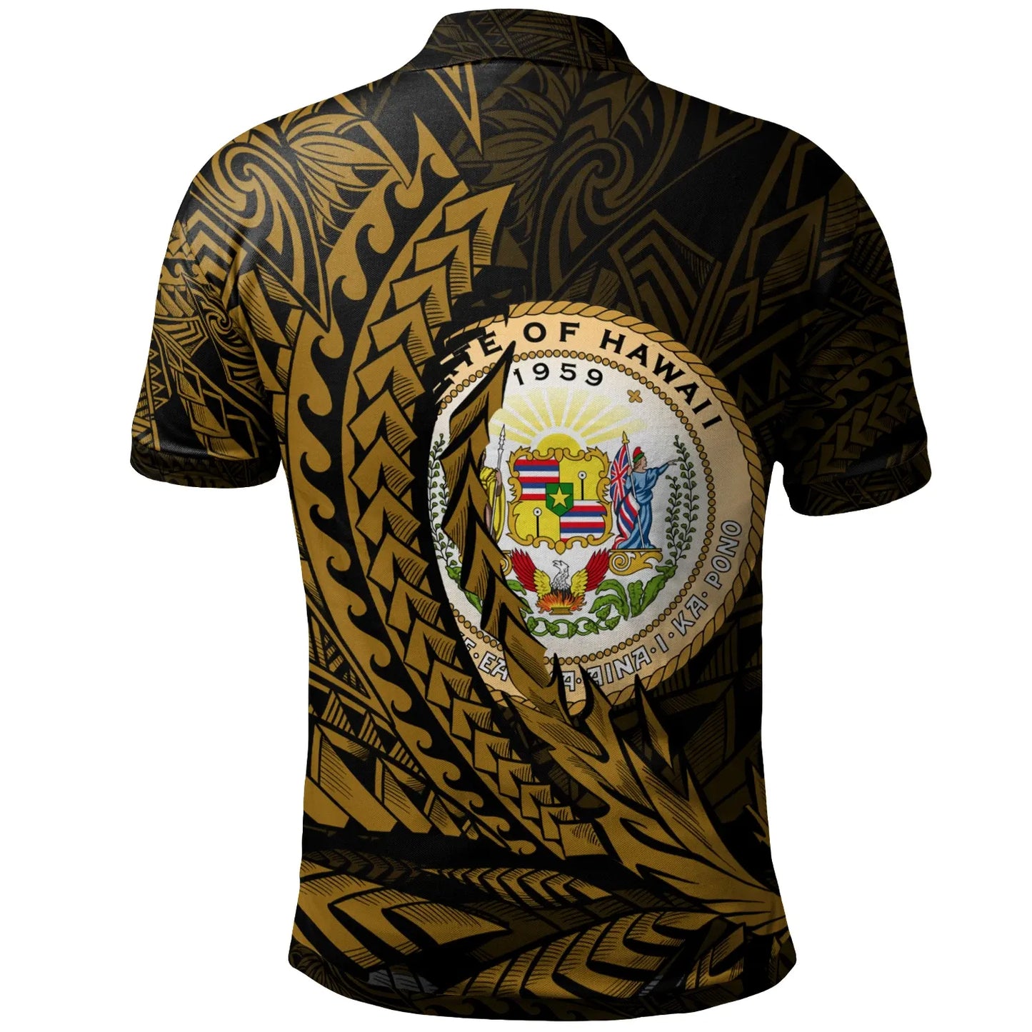 Hawaii Polo Shirt - Wings Style
