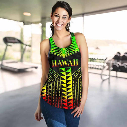Hawaii Polynesia Tribal Women Tank Top - Reggae Style