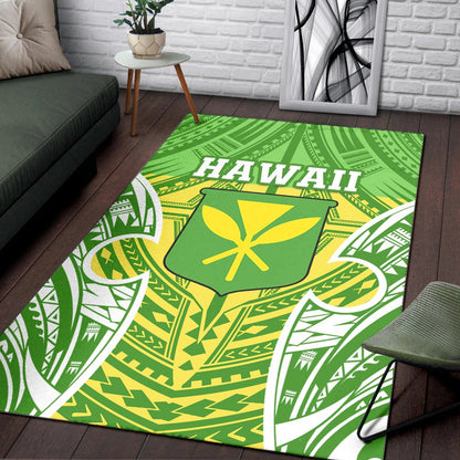 Hawaii Polynesian Area Rug - Hawaiian Pattern With Seal