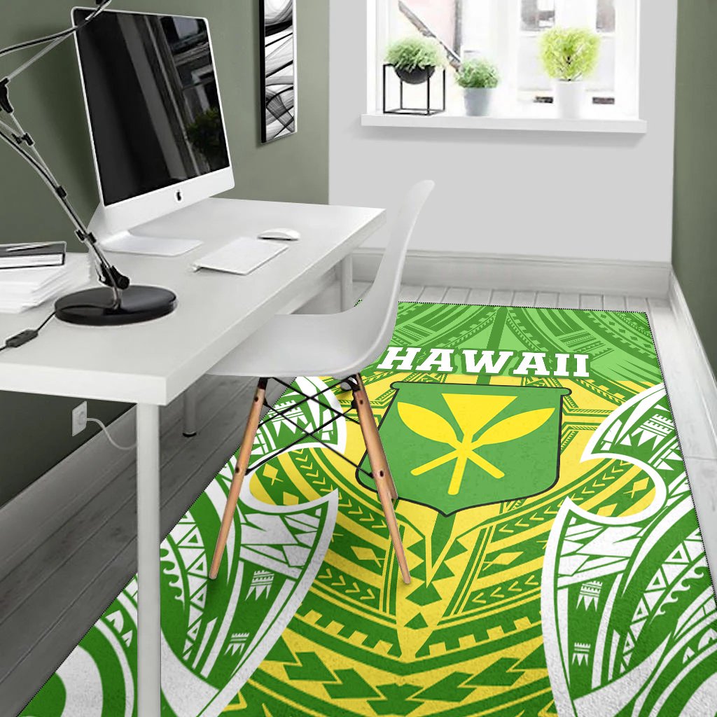 Hawaii Polynesian Area Rug - Hawaiian Pattern With Seal