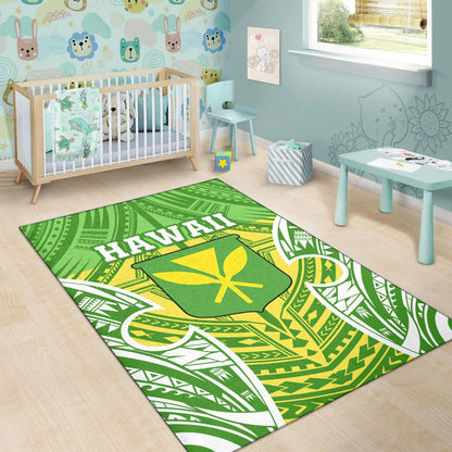 Hawaii Polynesian Area Rug - Hawaiian Pattern With Seal