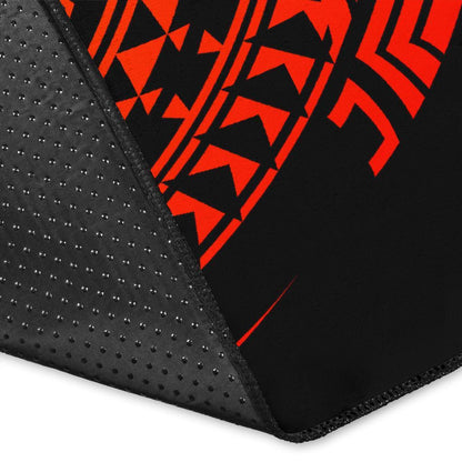 Hawaii Polynesian Area Rug - Vintage Polynesian Turtle (Reggae)