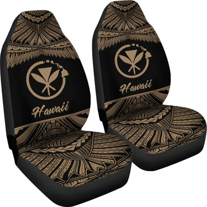 Hawaii Polynesian Car Seat Covers - Pride Gold Version