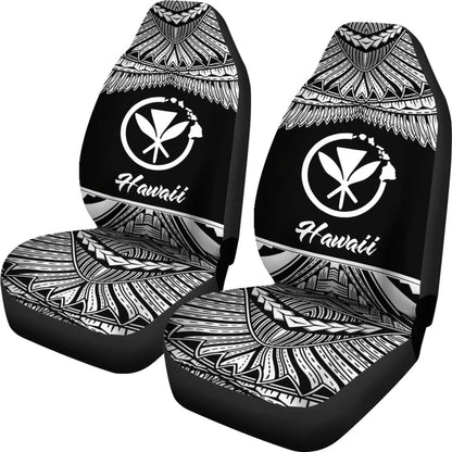 Hawaii Polynesian Car Seat Covers - Pride White Version