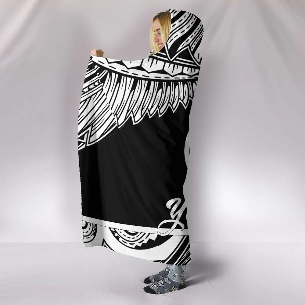 Hawaii Polynesian Custom Personalised Hooded Blanket - Hawaii Pride White Version