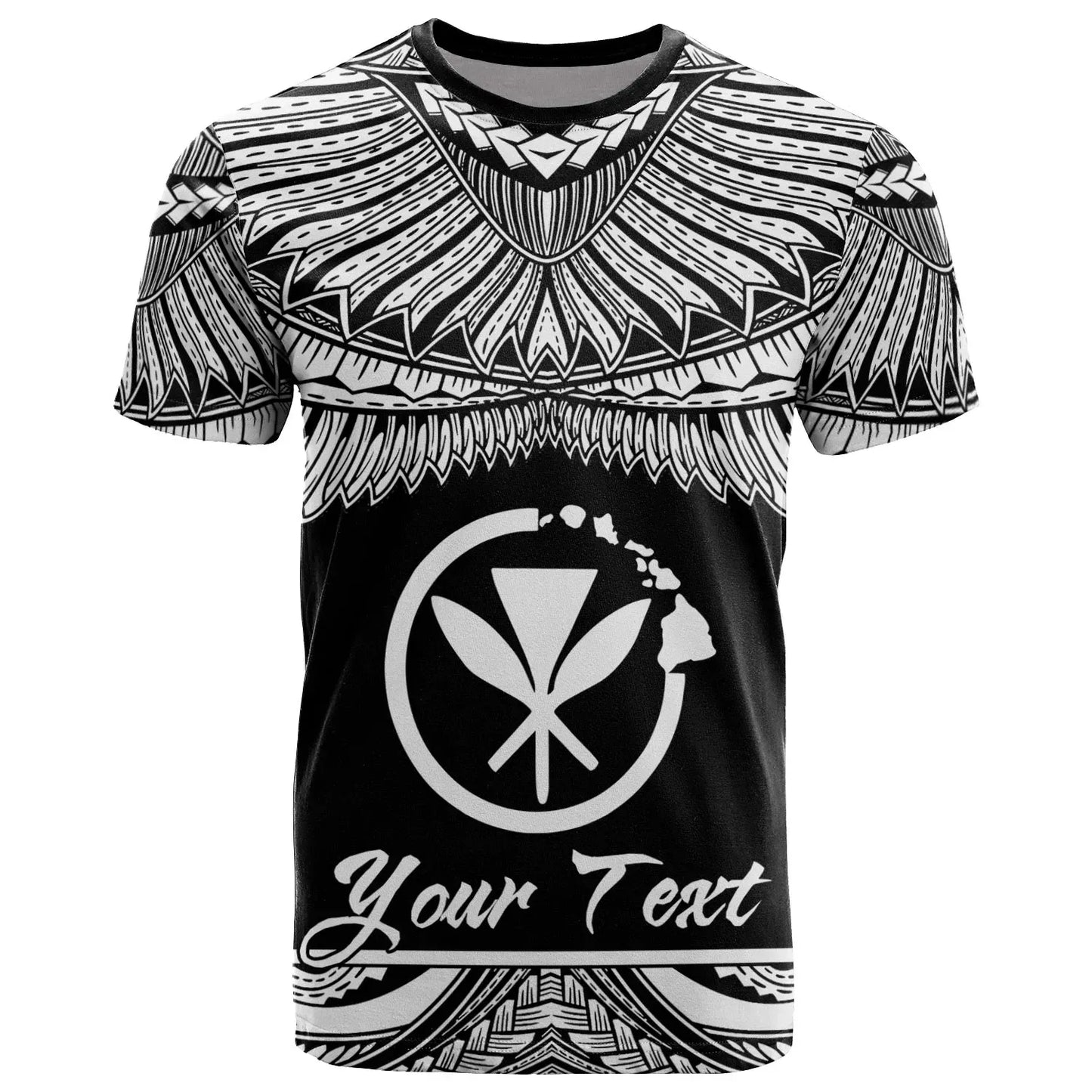 Hawaii Polynesian Custom Personalised T-Shirt - Hawaii Pride White Version