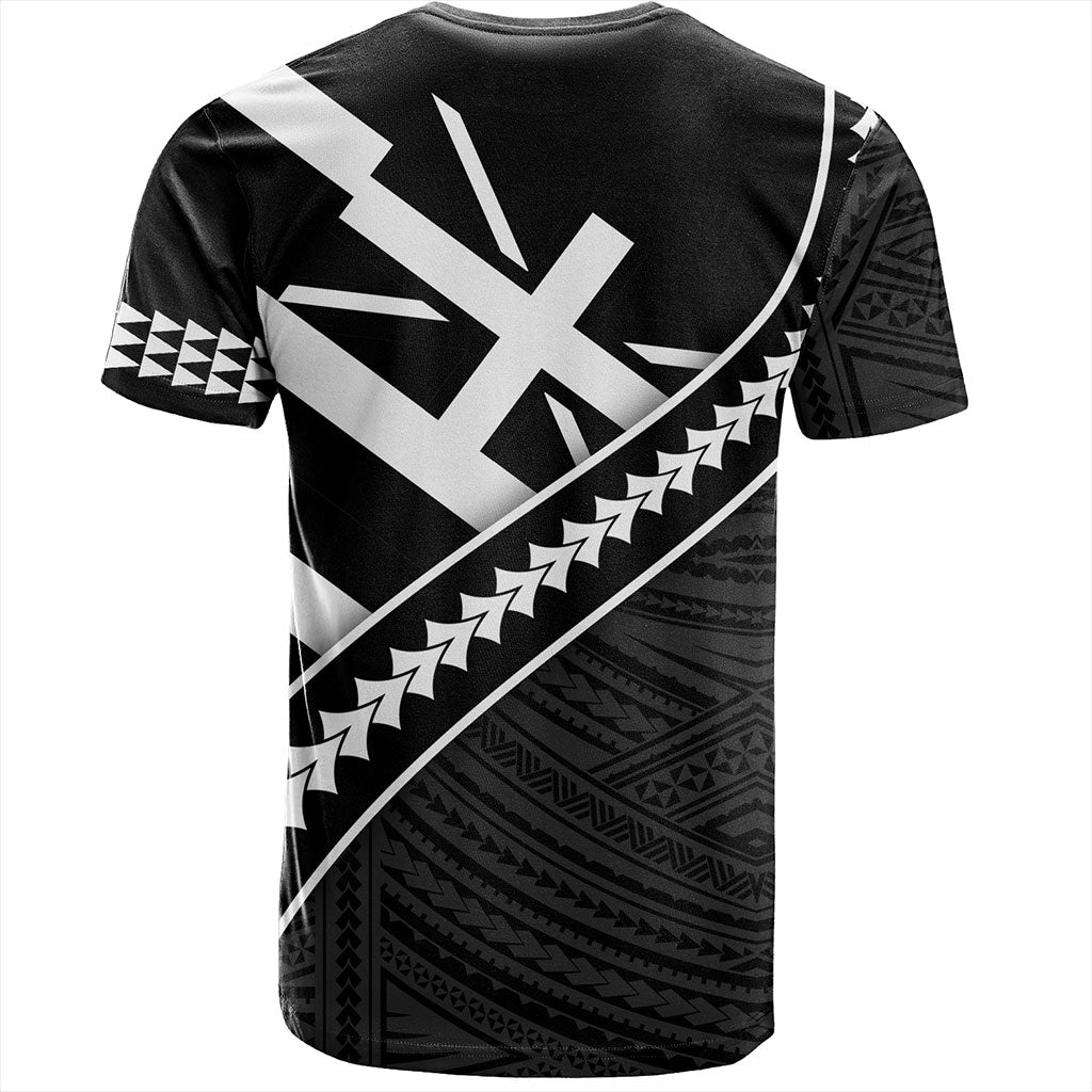 Hawaii T-Shirt Polynesian Flag Black Unique Style