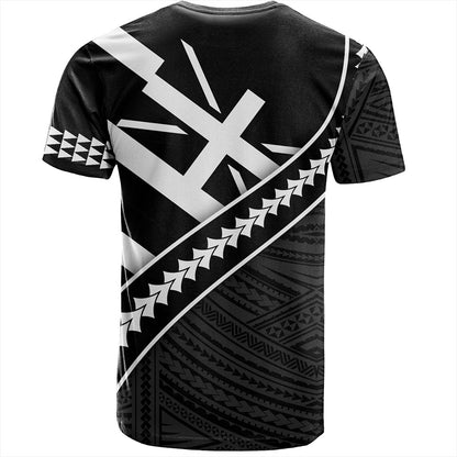 Hawaii T-Shirt Polynesian Flag Black Unique Style