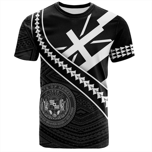 Hawaii T-Shirt Polynesian Flag Black Unique Style