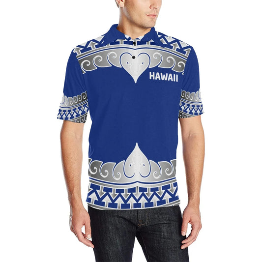 Hawaii Polo Shirt - Wave Style