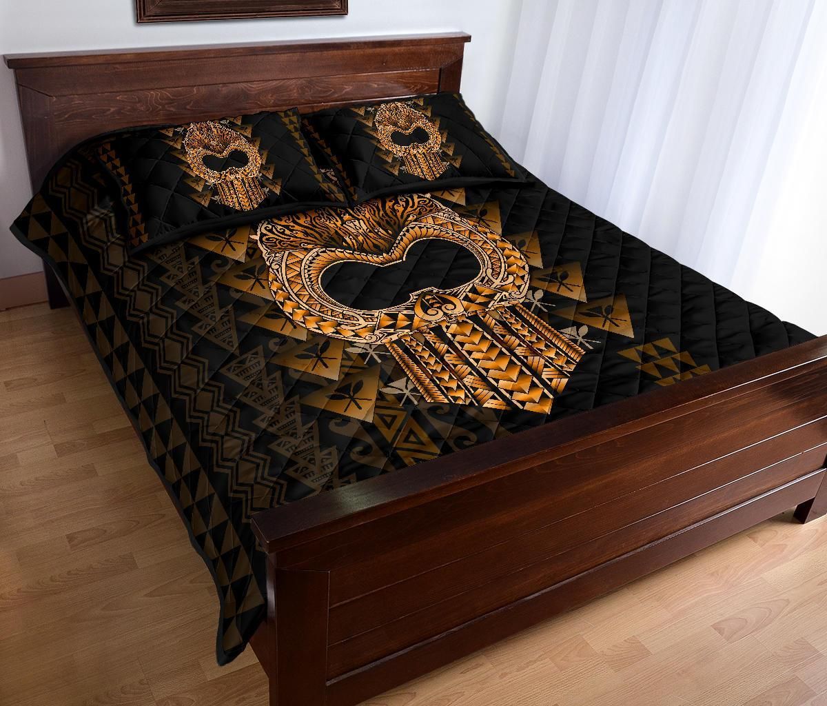 Hawaii Polynesian Quilt Bed Set - Ikaika Hawaiian