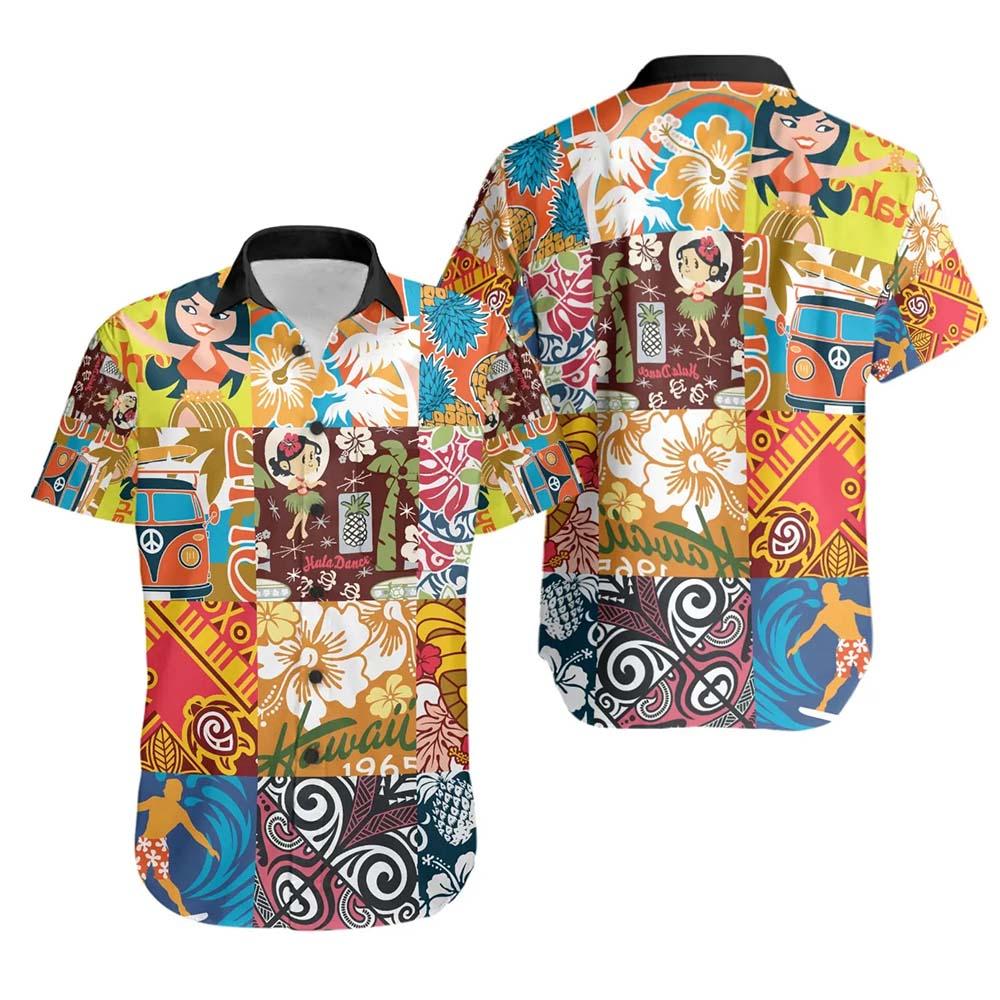 Hawaii Polynesian Short Sleeve Shirt - Famous Ones In Hawaii