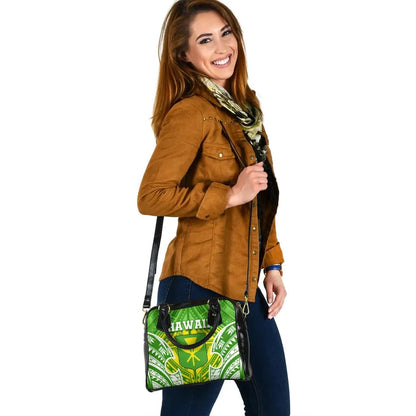 Hawaii Polynesian Shoulder Handbag - Hawaiian Pattern With Seal